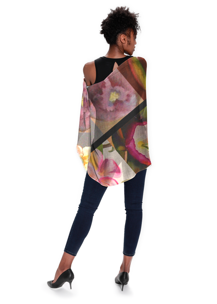 Floral Portraits Long Scarf - Modal - 8 of 20 Remain