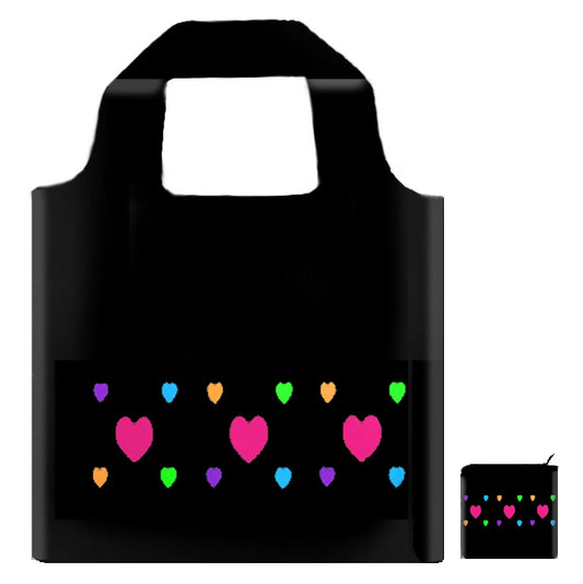 Hearts! Foldaway Tote - Only 4 of 20 Remain