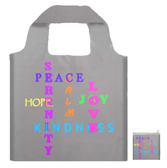 Joy Hope Foldaway Tote  - Only 2 of 20 Remain