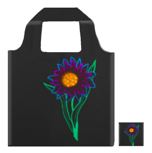 Neon Bloom Foldaway Tote - Only 6 of 20 Remain