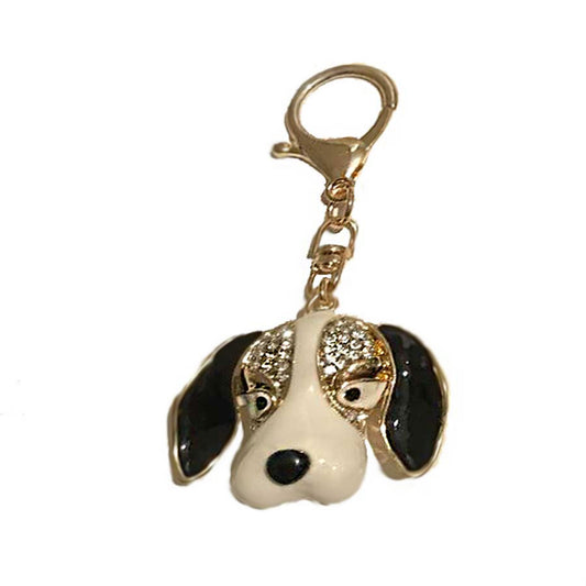This stocking stuffer is a great gift for mom.. This dog charm doubles as a keychain.   A great gift for dog lovers!   Great bling bling