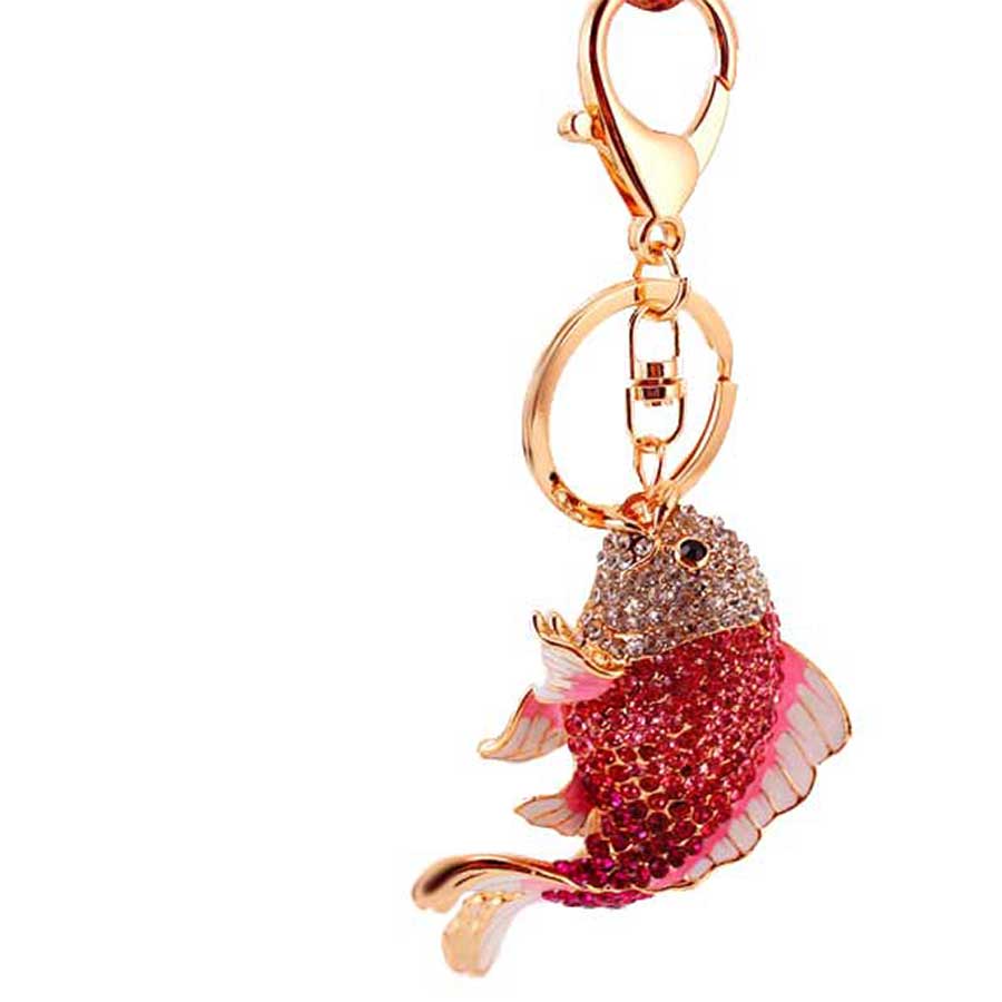 Need some bling bling everyday?  This fish charm is a great keychain or purse dangle.  Oceania as jewelry!