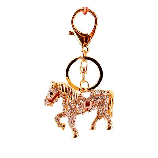 This horse dangle is a bling bling purse charm or a flashy keychain.  Or it makes a great horse pendant from any necklace