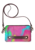 A Swirl of Color Cotton Clutch Purse