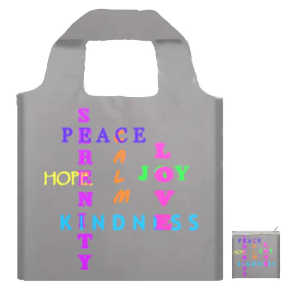 Joy Hope Foldaway Tote