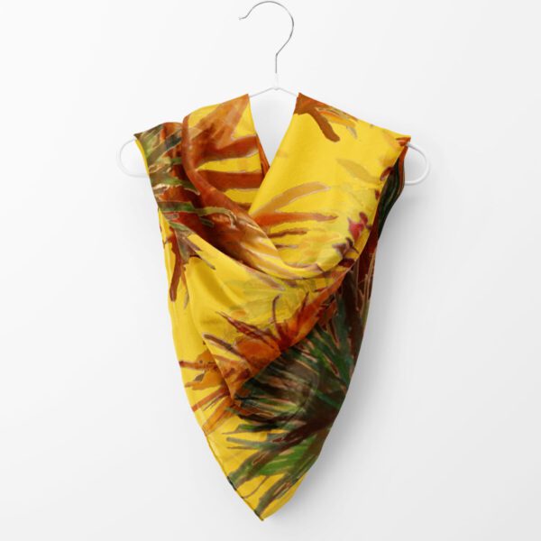 Grasses on Yellow Scarf